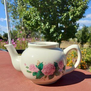 Vintage Floral Teapot